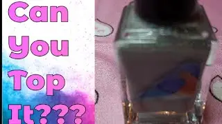 Can You Top It????  Topper Series #1 -  Bluebird Lacquer - Holographic Top Coat