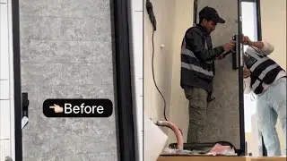 Ezviz smart lock 🔐 DL05 installation full video/ smart lagae bas 20 minutes k ander full video 