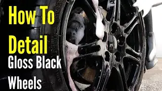 How To Detail Gloss Black Wheels with Adam's Wheel Cleaner