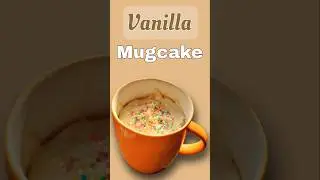 Vanilla Mugcake in 1 minute! 🎂#mugcakes #vanilla #quickrecipe #ytshortsindia #baking #youtube #food
