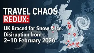 Travel Chaos Redux: UK Braced for Snow & Ice Disruption from 2&ndash;10 February 2026#UKWeather#SnowAndIce