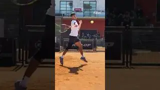 The Forehand: Carlos Alcaraz #tennis #slowmotion Italian Open 2025 #rome