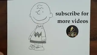 How to draw Charlie brown cartoon | Charlie brown drawing | #cartoon #drawing
