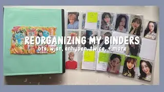 🗒 ❛ chill binder makeover [reorganizing + adding new collections !] ༉‧₊˚✧