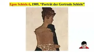 Egon Schiele 6, 1909, 에곤 쉴레의 여동생의 초상화 &ldquo;Portr&auml;t der Gertrude Schiele&rdquo;입니다