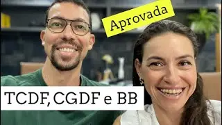 Aprovada no TCDF, na CGDF e no BB comenta suas aprovações
