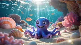 Ollie Octopus and the Ocean Band 🐙 | Fun Animated Nursery Rhyme for Toddlers Sing Along
