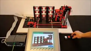 Fischertechnik Industrie Modell SPS Hochregallager