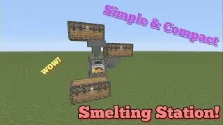 Minecraft Xbox/Playstation :: Semi-Auto Smelting Station! :: {TU19 Tutorial}