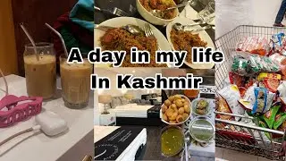 A Day in My Life in Kashmir | Bed Shopping, Cold Coffee & Homemade Golgappas 🛏️☕✨#kashmirvlogs 