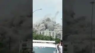 Twin Tower Demolition. #blast #rdx #bomb #tower #noida #sec93