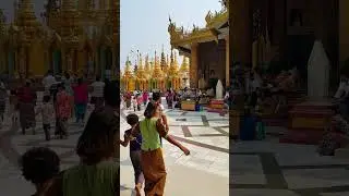 Myanmar I Beautiful Architecture of Inside Shwedagon Pagoda In Yangon