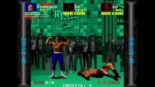 Pit-Fighter (Arcade) Buzz vs Chainman Eddie