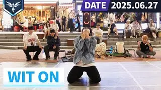 WIT ON💎EP.16💎습하고 무더운 날씨에도 멈추지 않는다! 🇰🇷위트 홍대버스킹🇰🇷