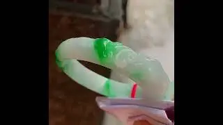Vivid Green Jadeite Pi Xiu Bangle｜Oval Fit 54&times;52mm｜Powerful Color & Wealth Symbolism