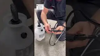 How to build a oil transfer pump from a garden sprayer.