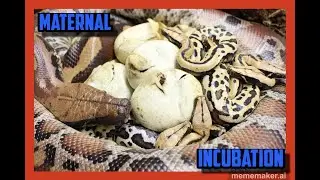 First Ever Blood Python Maternal Incubation! Fifth Clutch.