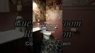 The Cost Breakdown of our $2500 Guest Bathroom Renovation