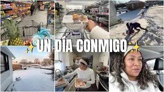 ESTOY DE VUELTA  🫣| VAMOS DE COMPRAS 🛍️Y DESPENSA 🍅| CAYO MUCHA NIEVE ❄️ 