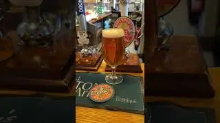 Fresh Hand-Pulled cask beer down the pub 🇬🇧 #beer