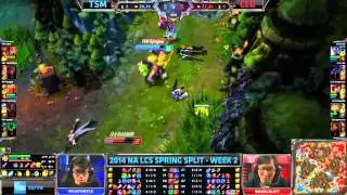 NA LCS Spring 2014 W2D1 Highlights