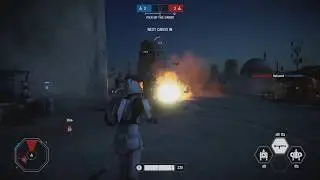 Star Wars Battlefront 2 Jetpack Cargo [Mos Eisley][Tatooine] Imperial Jumptrooper Gameplay
