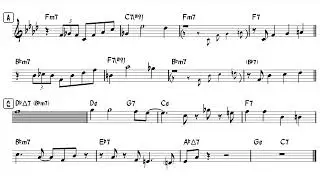 Airegin | Sonny Rollins - Backing Track / Play-Along with Lead Sheet