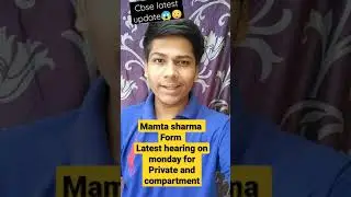 cbse latest update😱😳 Private candidate biggest update 😱 Class 12 Mamta sharma form #shorts