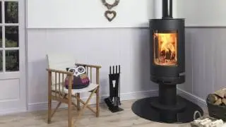 Eco Operative Wrexham Mendip Somerton Pedestal Log Burning Stove