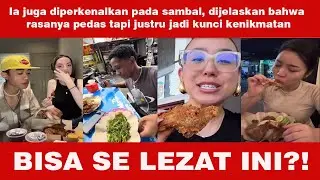 Bule Diajari Cara Makan Ayam Goreng dengan Tangan!