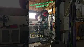 Pivot Point Protocol LV p.2 - Squat Week 3 Day 2:🦵 Set 2/2 of 3x 135 kg #Squat 🔥 #powerlifting