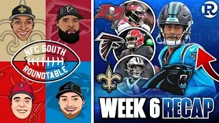 NFC South Week 6 RECAP | Falcons, Buccaneers, Panthers are getting HOT, Saints Still STRUGGLE!