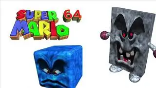 Super Mario 64  thwomp and whomp line s