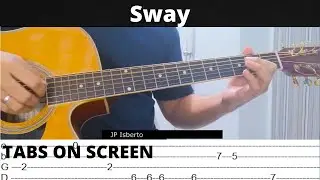 (FREE TAB) Sway by Bic Runga | Fingerstyle Guitar Cover