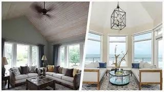 75 Coastal Gray Sunroom Design Ideas You'll Love 😊