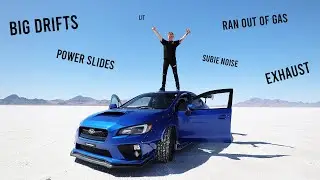 I Drove My Subaru WRX Max Speed On The Salt Flats