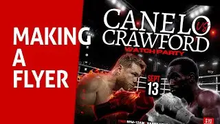 Canelo Vs Crawford: Fight Night Flyer Making | Speed Video