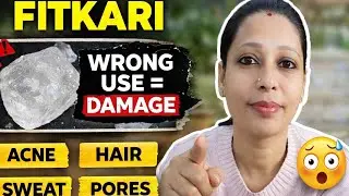 Fitkari (Alum) for Skin, Hair & Body | Acne, Glow, Dandruff, Sweat Solution | Be Glow Naturals