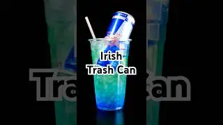 Irish Trash Can Drink #cocktails #cocktailrecipes #redbull