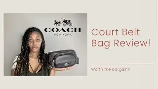 Coach Outlet Court Belt Bag Review, what fits/what&rsquo;s in my bag + styling... Is it real?