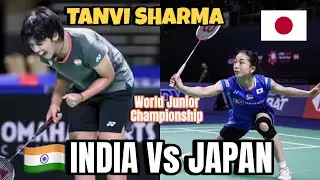 TANVI SHARMA 🇮🇳🔥 STORMS INTO SEMIFINAL || WORLD JUNIOR BADMINTON CHAMPIONSHIP 2025