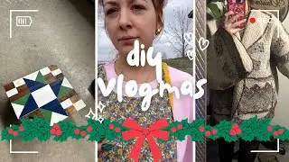 Handmade Gifts | vlogmas | sewing | crafting | repurposed 
