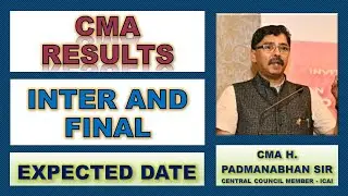 BREAKING NEWS - CMA RESULTS JANUARY 2021