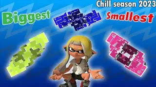 (OLD) How big is *EVERY* Splatoon 3 stage? [Chill Season 2023]