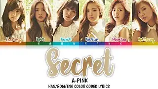[ENG SUB] Apink - Secret | Color Coded Lyrics (Han/Rom/Eng)
