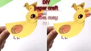 Diy paper craft idea 💡 DIY paper duck 🦆 craft by AU