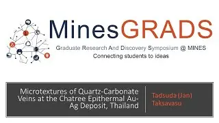 Tadsuda (Jan) Taksavasu - Microtextures of Quartz-Carbonate Veins at the Chatree Epithermal...