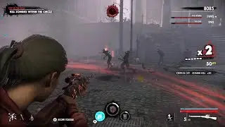Killing zombies within the circle is a morale dropper | Zombie Army 4: Dead War Campaign - part 10