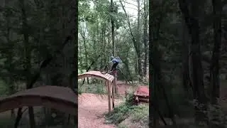 Finally finished Huck Norris (the biggest jump line in Alabama) #mtb #sendit #fyp