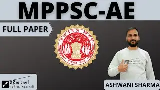 MPPSC- AE || FULL PAPER SOLUTION || ASHWANI SHARMA